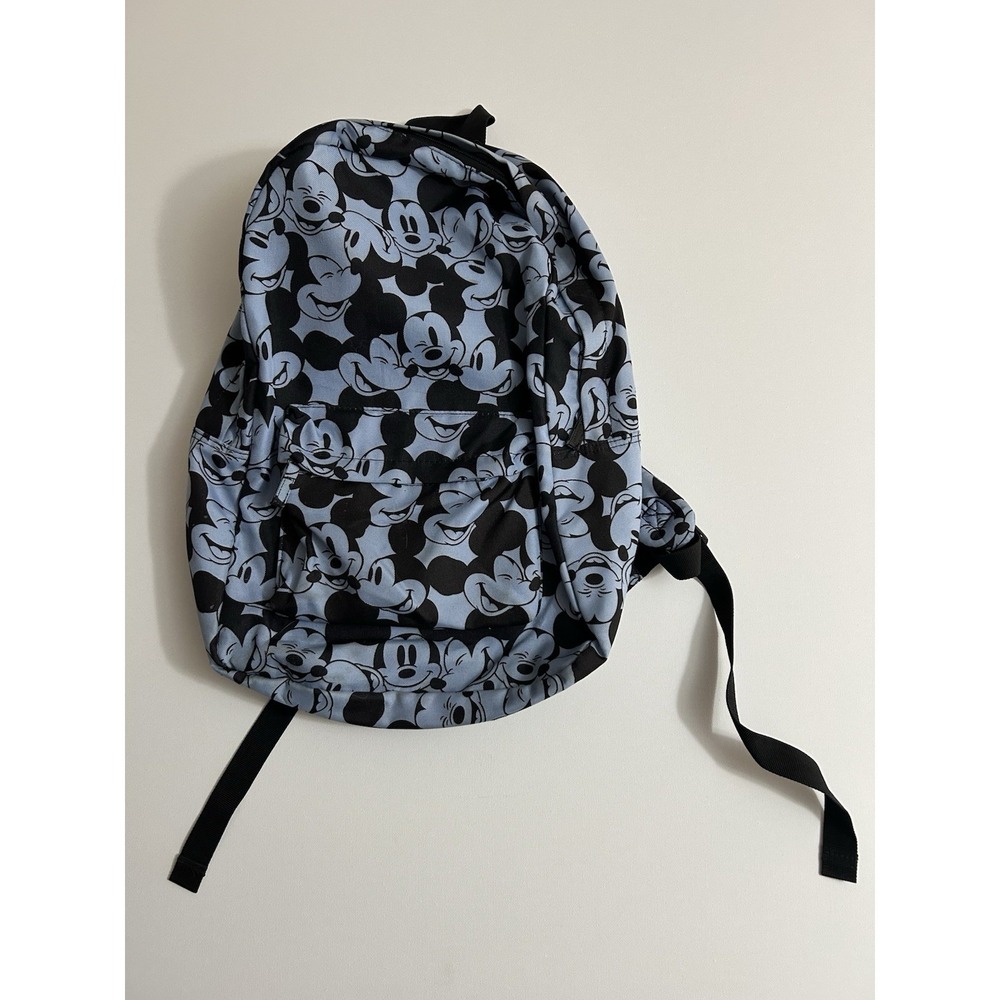 Disney Mickey Mouse Expressions Backpack All Over Print Blue & Black
